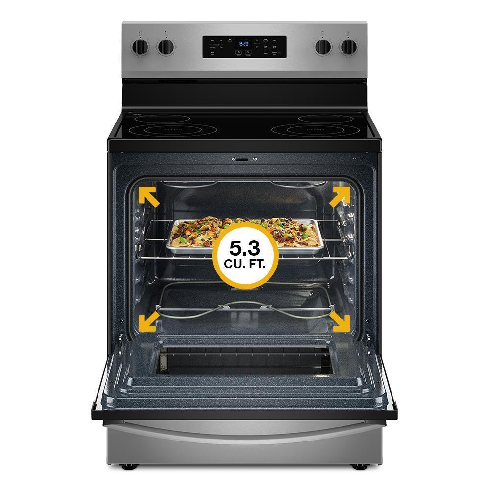 Whirlpool WFES3330RV 30-Inch Electric Range With Steam Clean