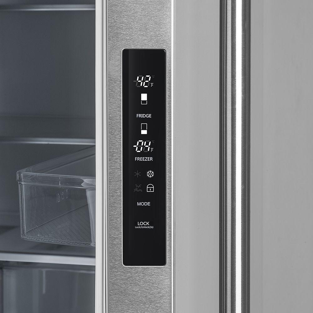 Forno FFRBI182040SG Forno Moena 36" French Door 19.2 Cu.Ft. Stainless Steel Refrigerator With Grill Trim