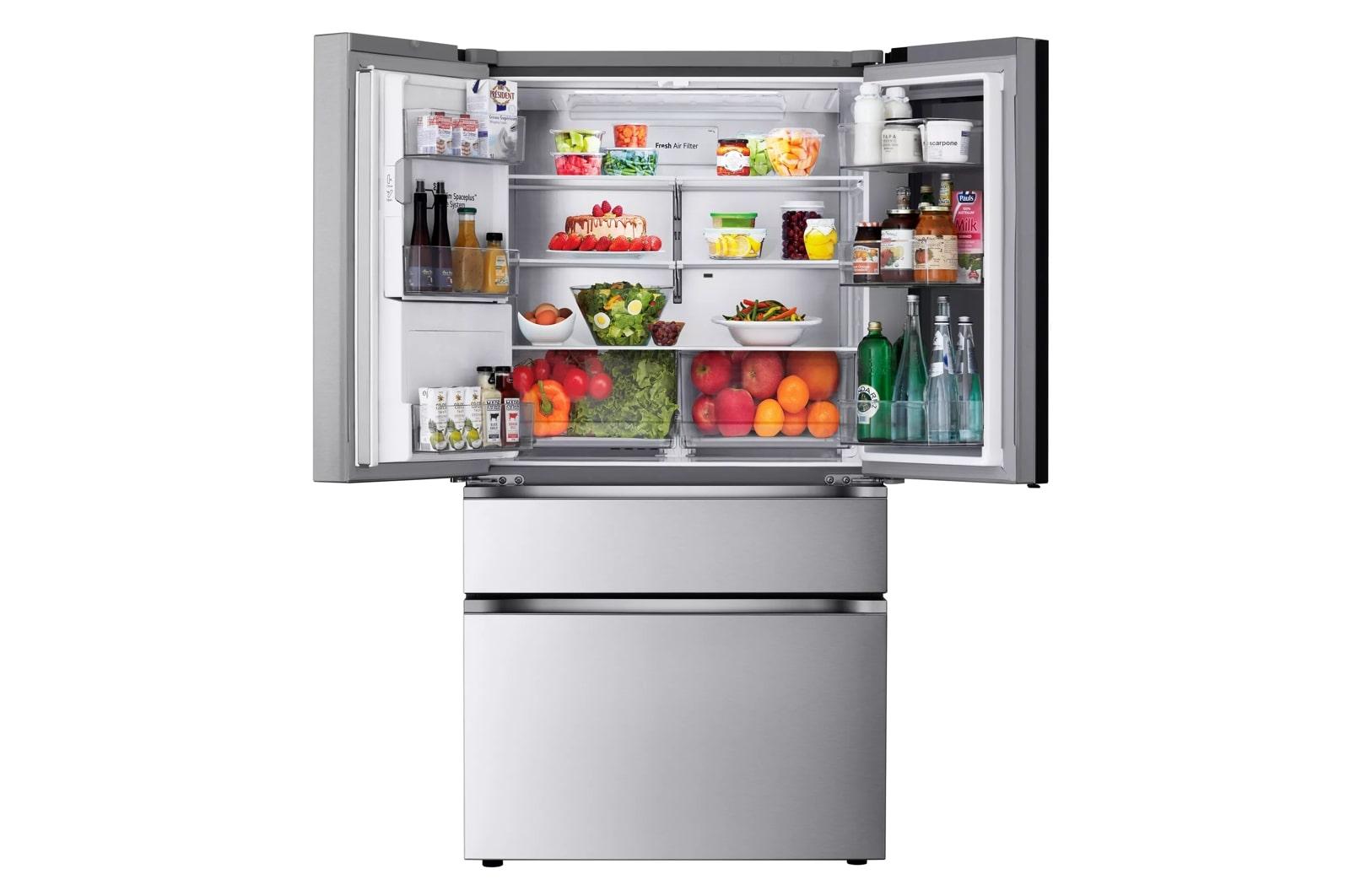 Lg LF29S8365S 29 Cu. Ft. Smart Instaview® Door-In-Door® Standard-Depth Max™ 4-Door French Door Refrigerator With Mycolor™
