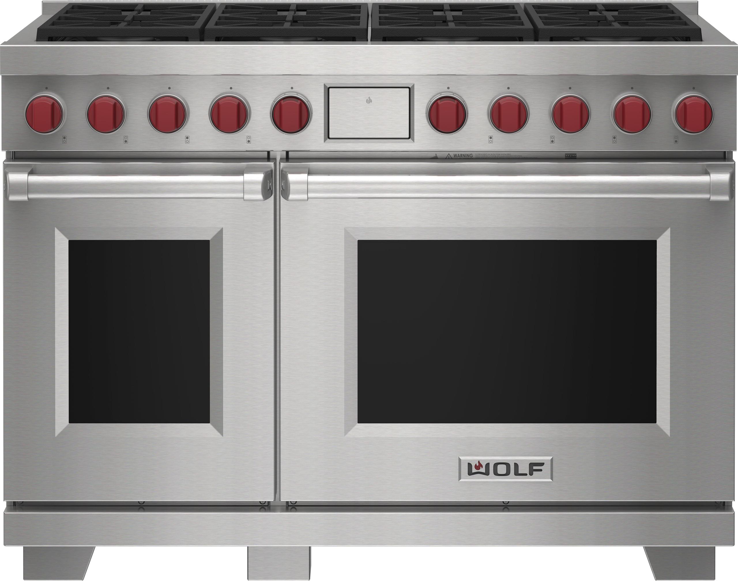 Wolf DF48850WHP 48" Dual Fuel Range - 8 Burners
