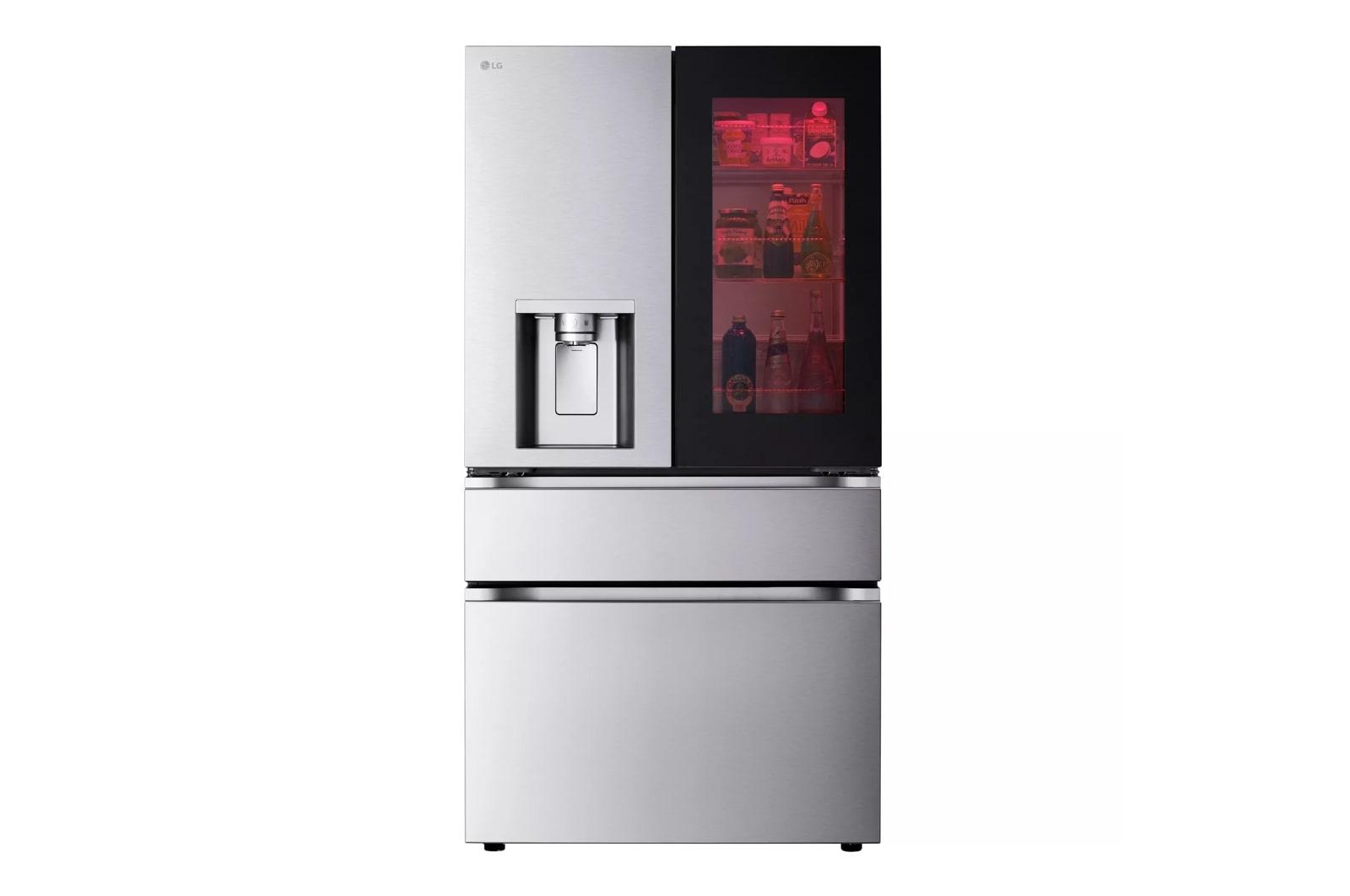 Lg LF29S8365S 29 Cu. Ft. Smart Instaview® Door-In-Door® Standard-Depth Max™ 4-Door French Door Refrigerator With Mycolor™