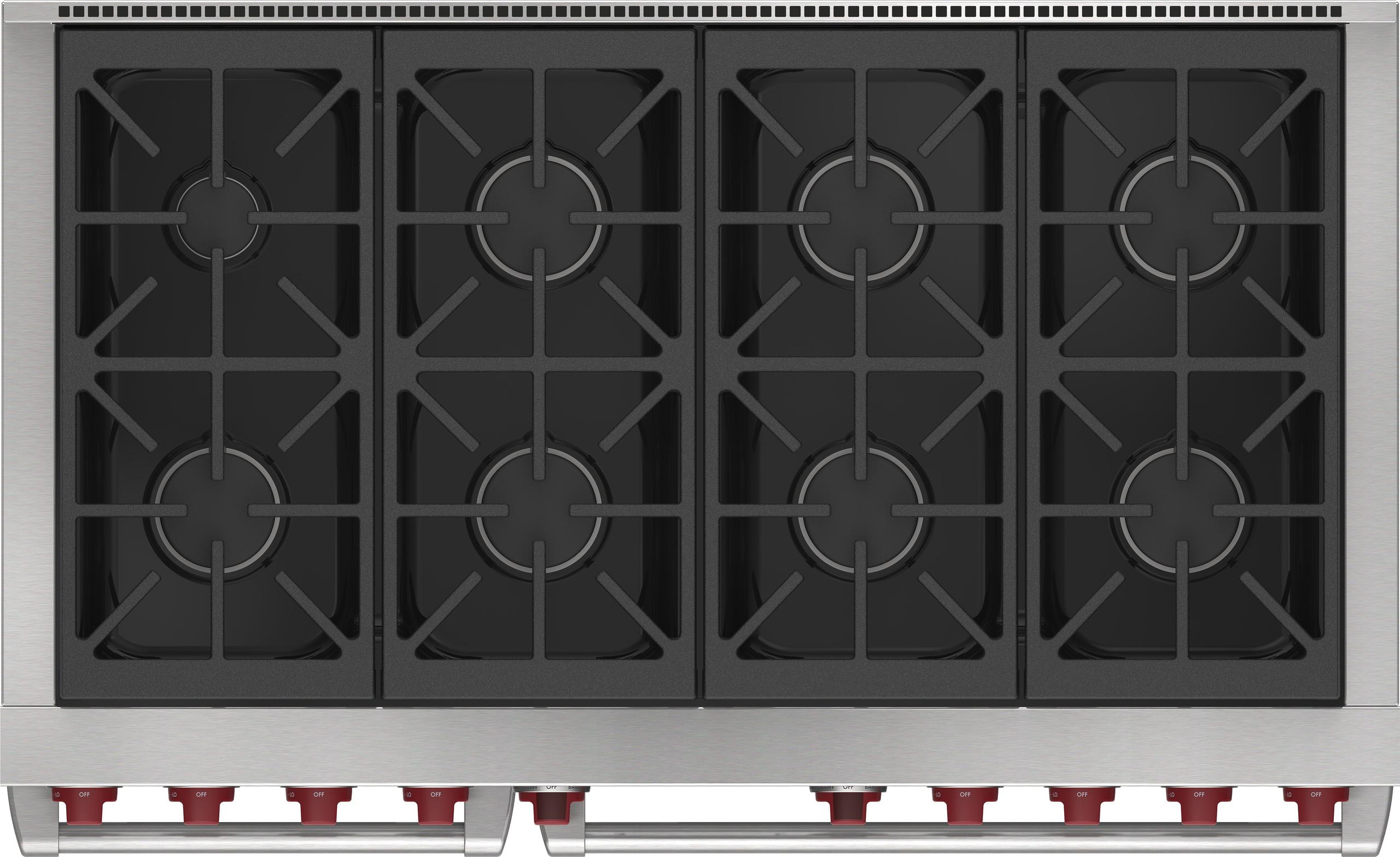Wolf DF48850WHP 48" Dual Fuel Range - 8 Burners