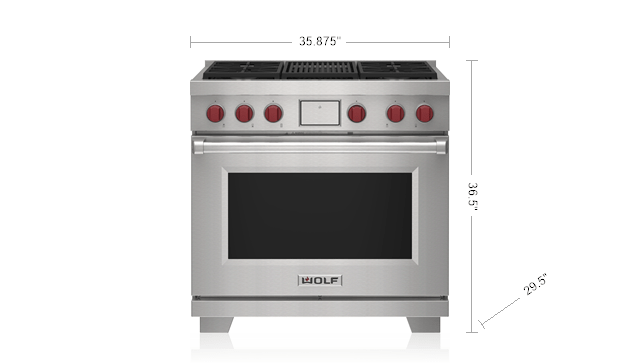 Wolf DF36450CBKP 36