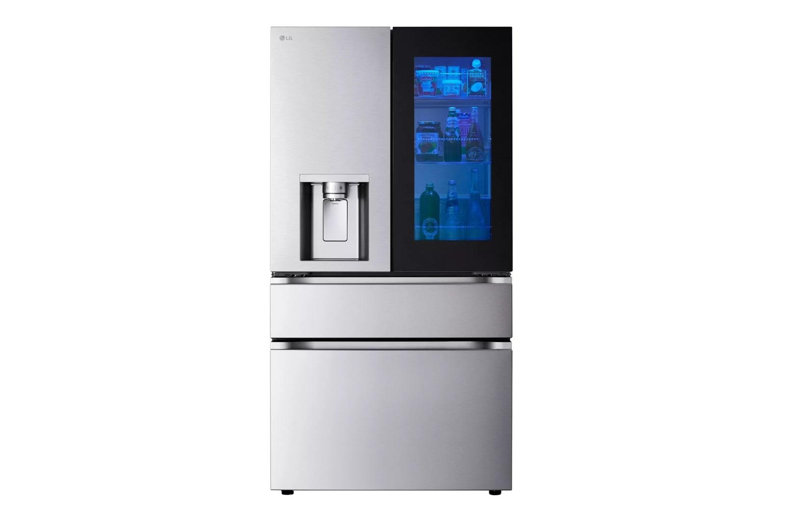 Lg LF29S8365S 29 Cu. Ft. Smart Instaview® Door-In-Door® Standard-Depth Max™ 4-Door French Door Refrigerator With Mycolor™