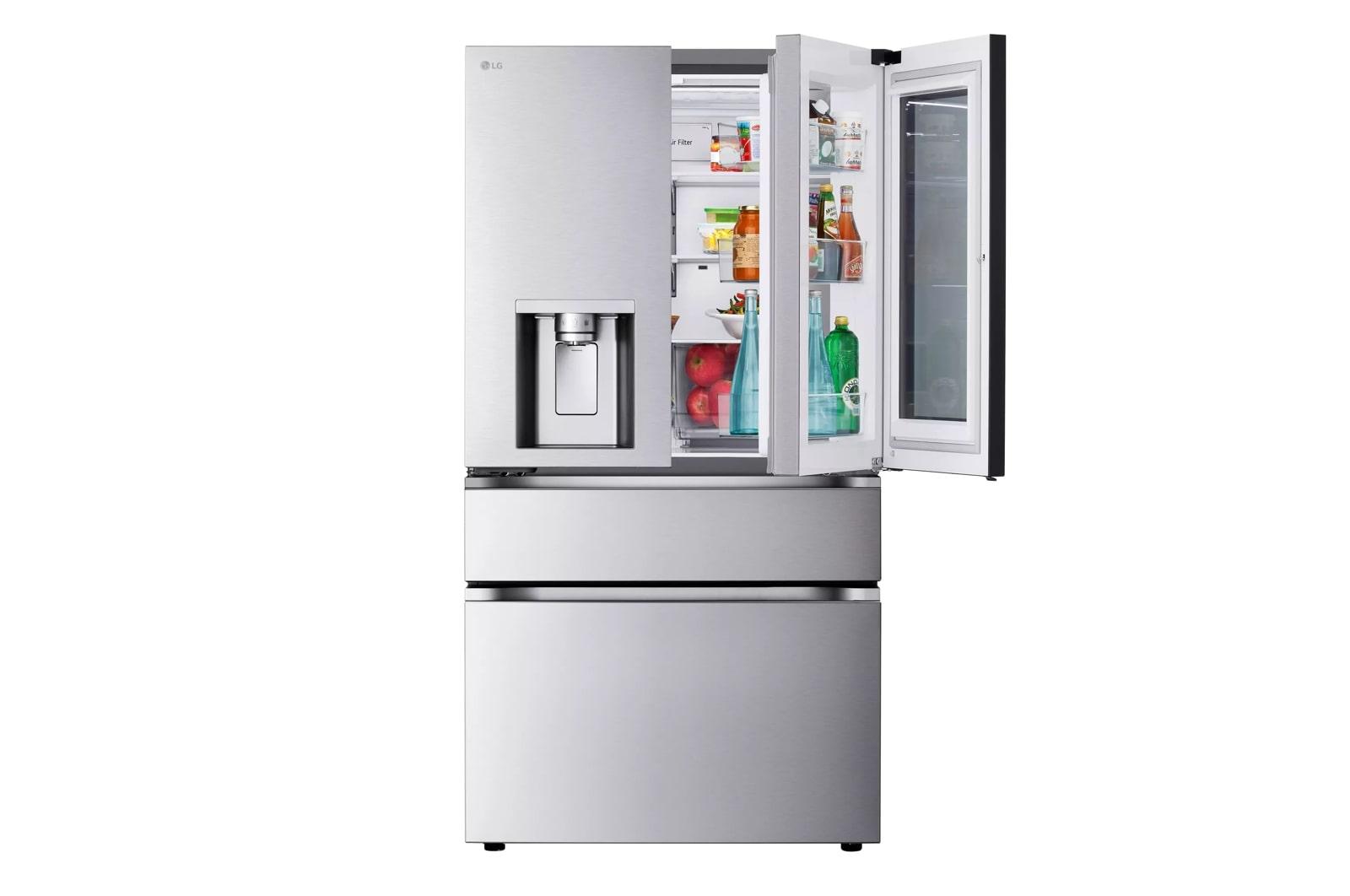 Lg LF29S8365S 29 Cu. Ft. Smart Instaview® Door-In-Door® Standard-Depth Max™ 4-Door French Door Refrigerator With Mycolor™