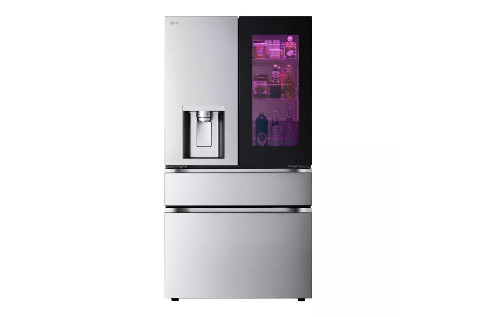 Lg LF29S8365S 29 Cu. Ft. Smart Instaview® Door-In-Door® Standard-Depth Max™ 4-Door French Door Refrigerator With Mycolor™