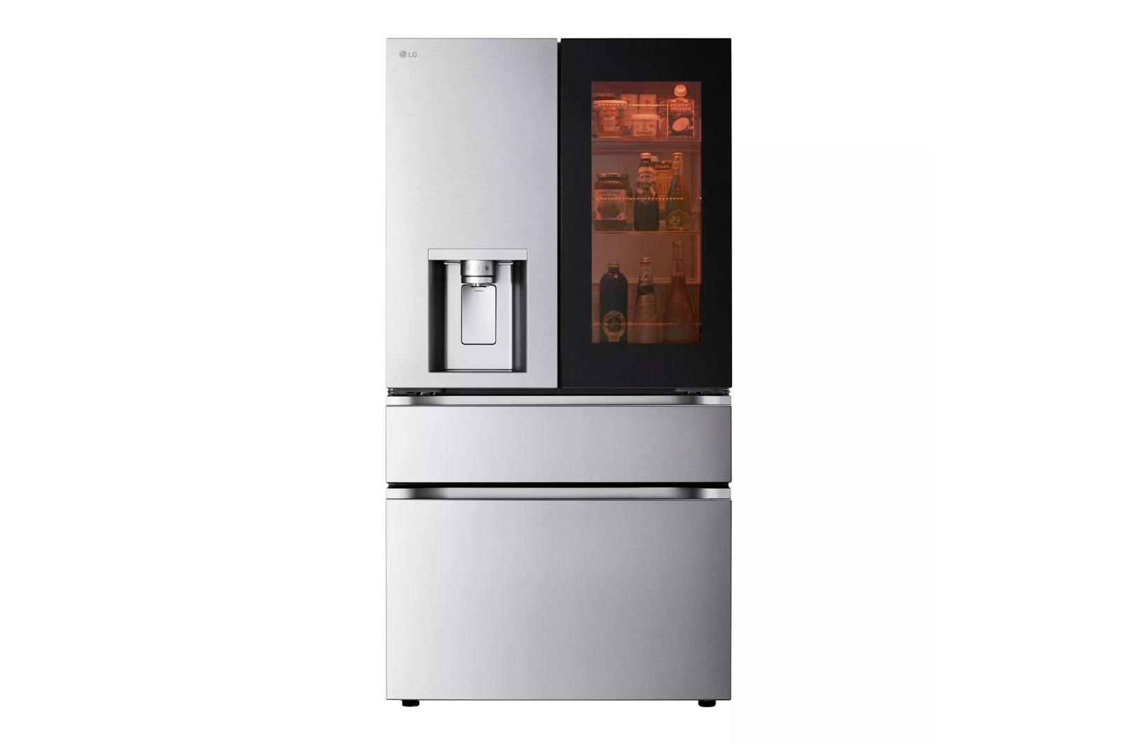 Lg LF29S8365S 29 Cu. Ft. Smart Instaview® Door-In-Door® Standard-Depth Max™ 4-Door French Door Refrigerator With Mycolor™