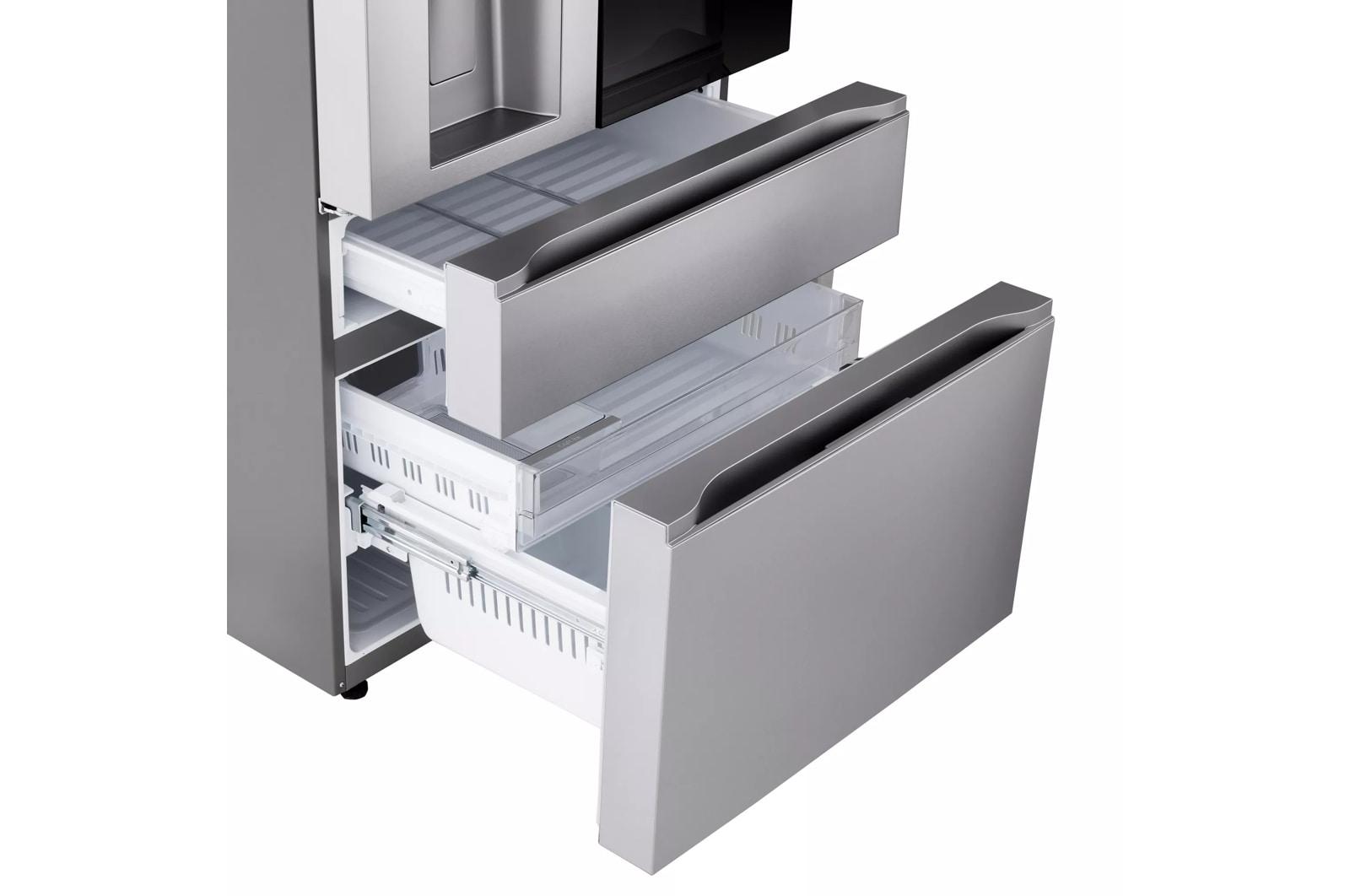 Lg LF29S8365S 29 Cu. Ft. Smart Instaview® Door-In-Door® Standard-Depth Max™ 4-Door French Door Refrigerator With Mycolor™