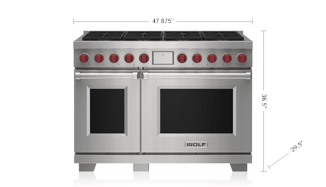 Wolf DF48850BKP 48