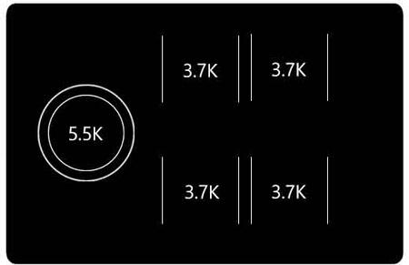 Fisher & Paykel CI365DTB4 Induction Cooktop, 36", 5 Zones, With Smartzone