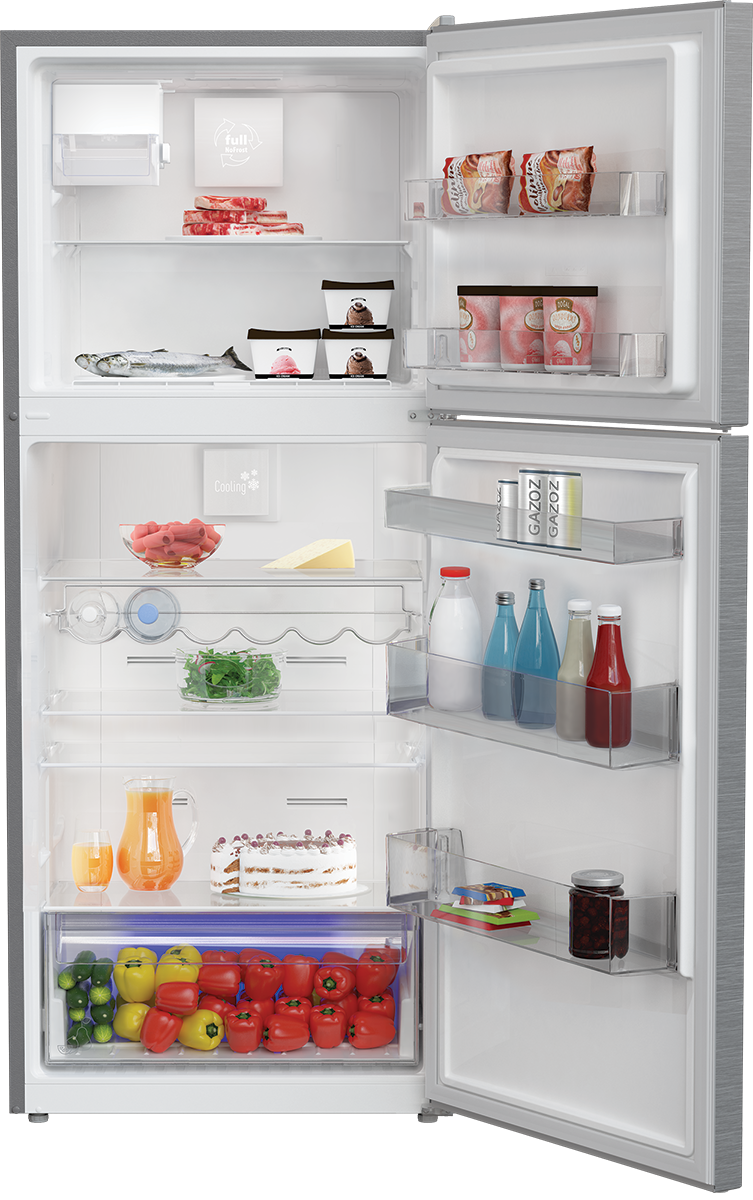 Blomberg Appliances BRFT1622SS 27In 15 Cu Ft Top Freezer With Auto Ice Maker, Stainless