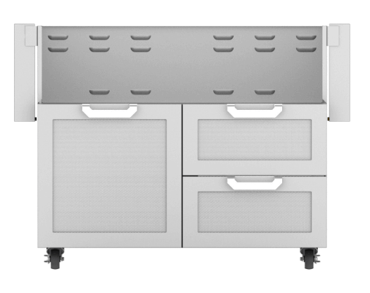 Hestan GCR42DG Hestan 42" Tower Cart With Double Drawer And Door Gcr42 - Dark Grey (Custom Color: Pacific Fog)
