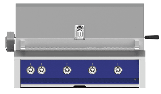 Hestan EABR42NGBU Aspire Series - 42" Natural Gas Built In Grill W/ U-Burners And Rotisserie - Prince / Blue