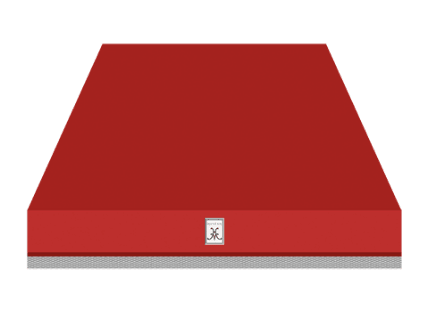 Hestan KVC42RD 42" Chimney Hood - Red / Matador