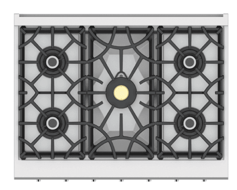Hestan KRT365LP 36" 5-Burner Rangetop - Liquid Propane - Stainless Steel / Steeletto