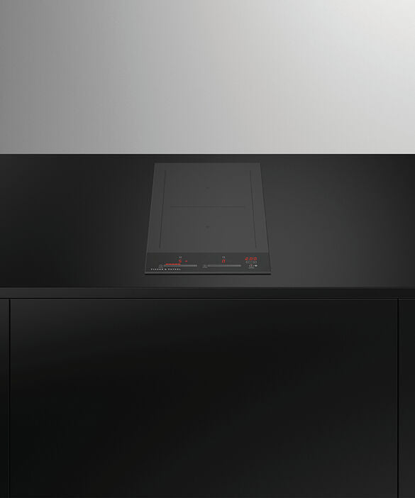 Fisher & Paykel CI122DTB4 Induction Cooktop, 12", 2 Zones, With Smartzone
