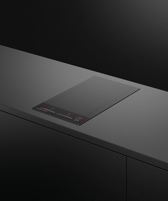Fisher & Paykel CI122DTB4 Induction Cooktop, 12", 2 Zones, With Smartzone