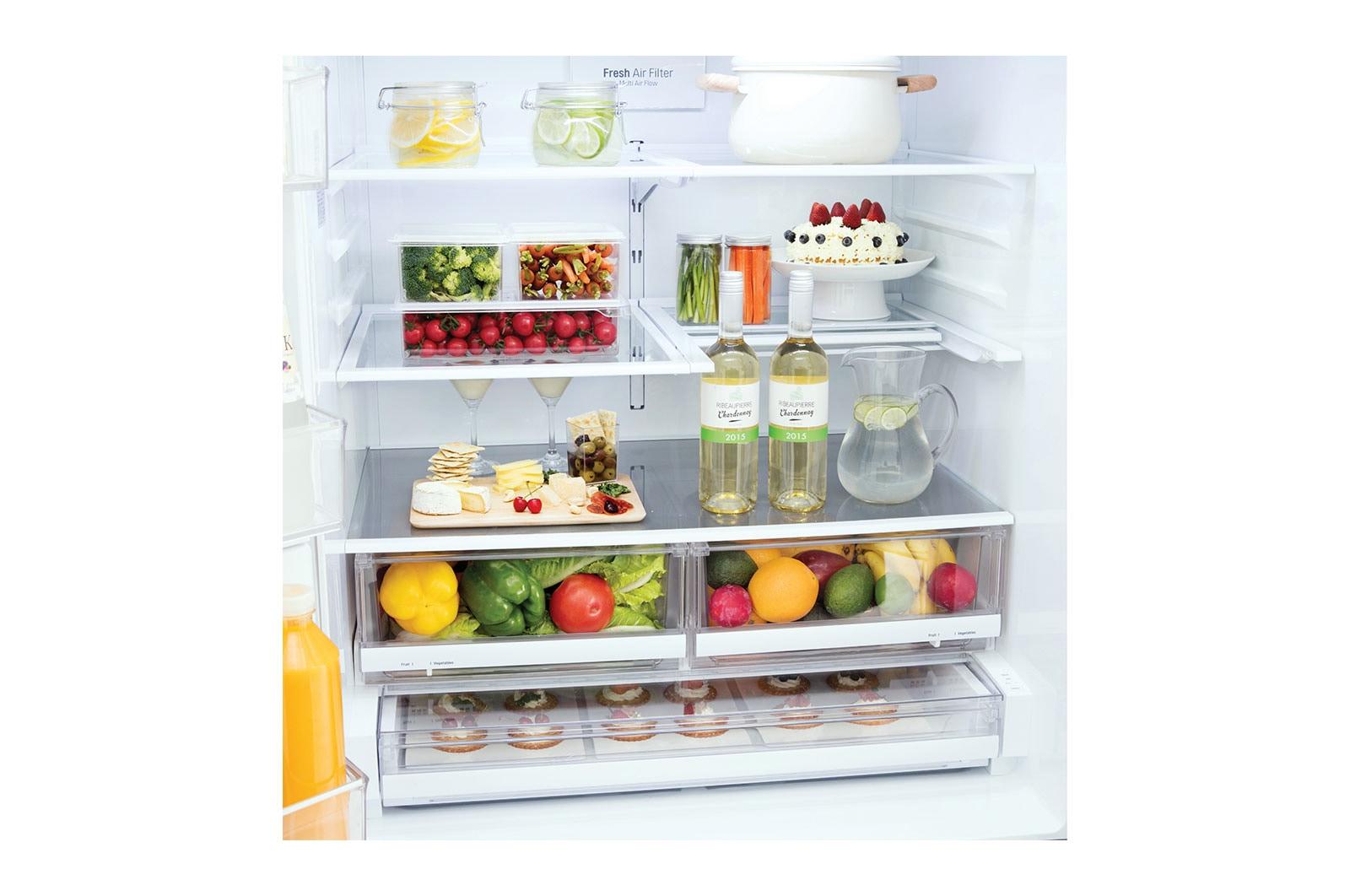Lg LRMWS2906S 29 Cu. Ft. French Door Refrigerator With Slim Design Water Dispenser