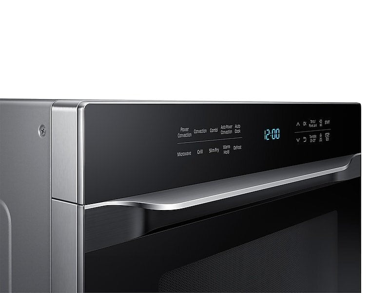 Samsung MC12J8035CT 1.2 Cu. Ft. Powergrill Duo™ Countertop Microwave With Power Convection And Built-In Application In Black