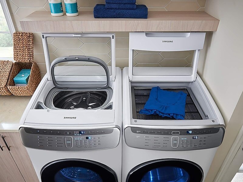 Samsung DVG60M9900W 7.5 Cu. Ft. Smart Gas Dryer With Flexdry™ In White