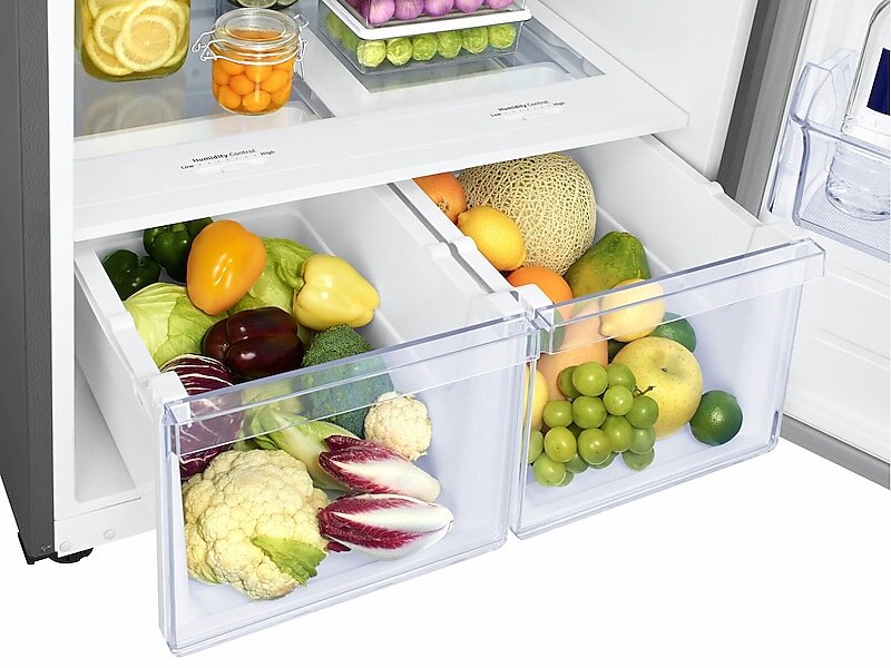 Samsung RT21M6213SR 21 Cu. Ft. Top Freezer Refrigerator With Flexzone™ In Stainless Steel