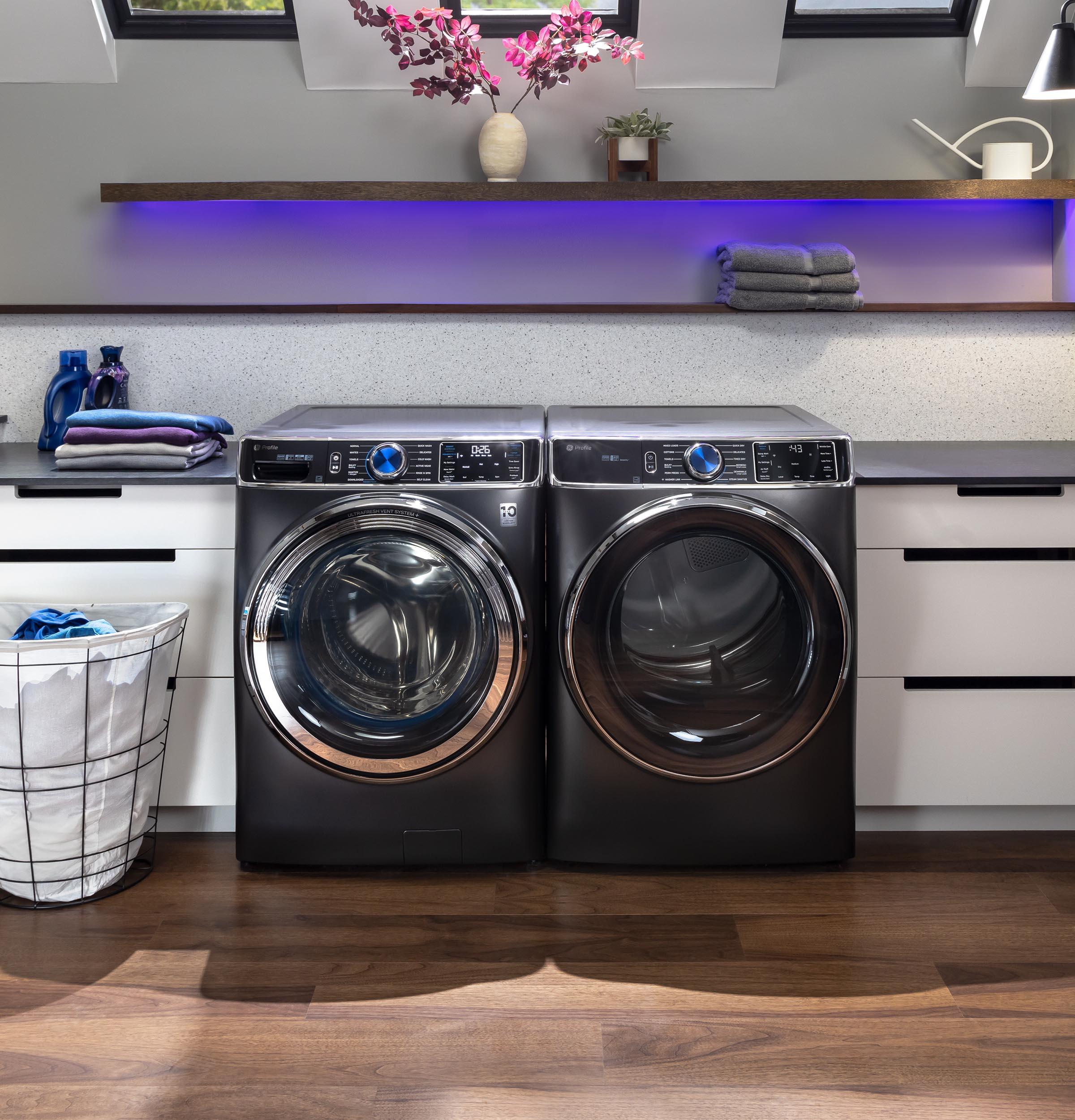 Ge Appliances PFD95GSPTDS Ge Profile™ 7.8 Cu. Ft. Capacity Smart Front Load Gas Dryer With Steam And Sanitize Cycle