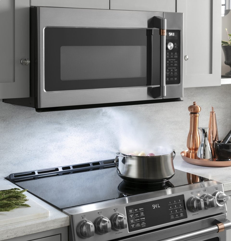 Cafe CVM517P2MS1 Café 1.7 Cu. Ft. Convection Over-The-Range Microwave Oven