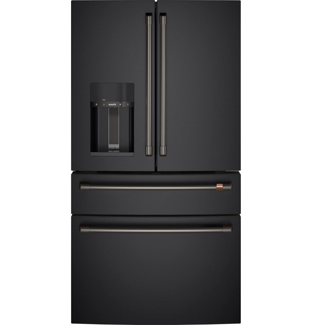 Cafe CXE22DP3PD1 Café™ Energy Star® 22.3 Cu. Ft. Smart Counter-Depth 4-Door French-Door Refrigerator
