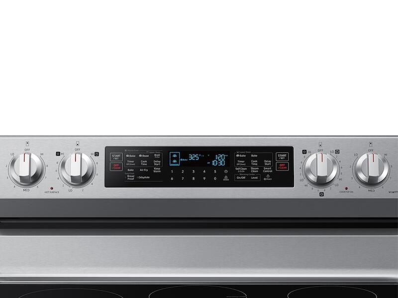 Samsung NE63A6751SS 6.3 Cu. Ft. Smart Freestanding Electric Range With Flex Duo™, No-Preheat Air Fry & Griddle In Stainless Steel