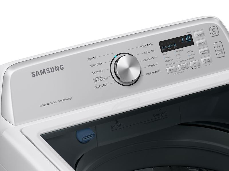 Samsung WA47CG3500AW 4.7 Cu. Ft. Large Capacity Smart Top Load Washer With Active Waterjet In White