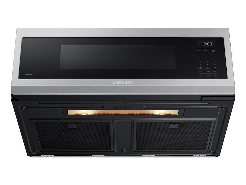 Samsung ME11A7510DS 1.1 Cu. Ft. Smart Slim Over-The-Range Microwave With 400 Cfm Hood Ventilation, Wi-Fi & Voice Control In Stainless Steel