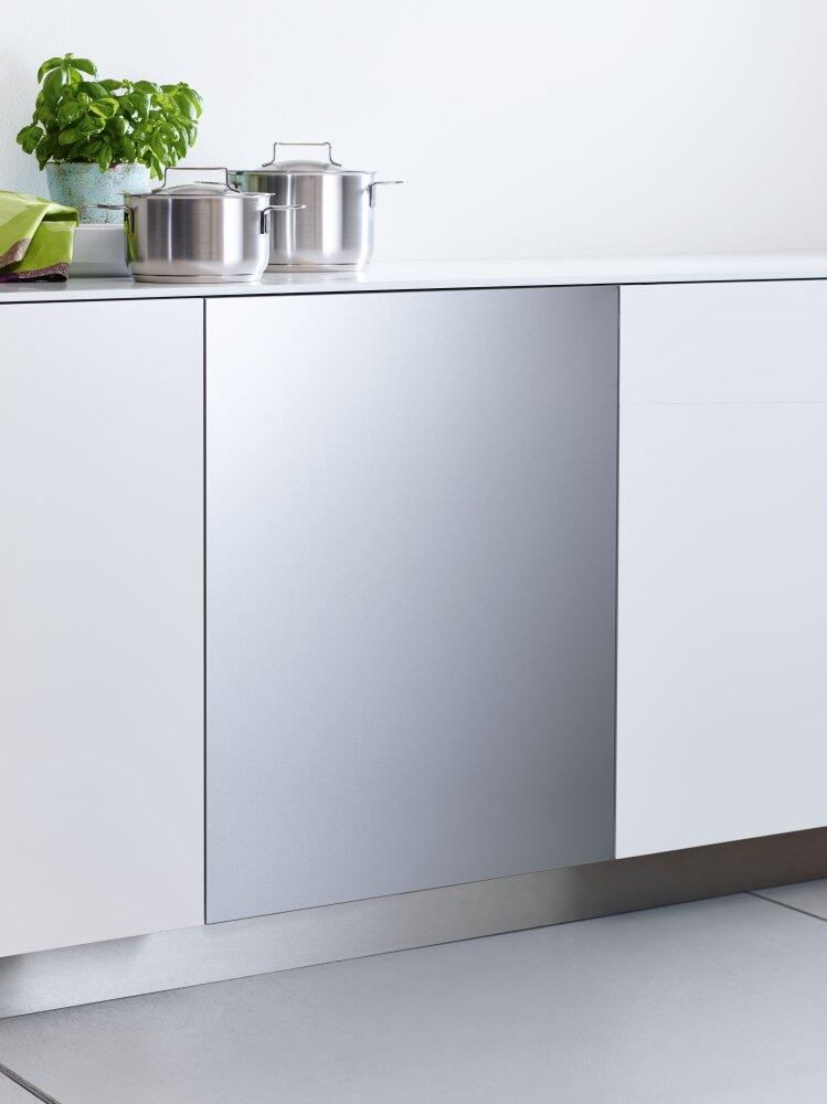 Miele GFVI603771 Gfvi 603/77-1 - Int. Front Panel: W X H, 24 X 30 In Clean Touch Steel™ W/O Handle & Bore Holes For Fully Integrated Dishwashers
