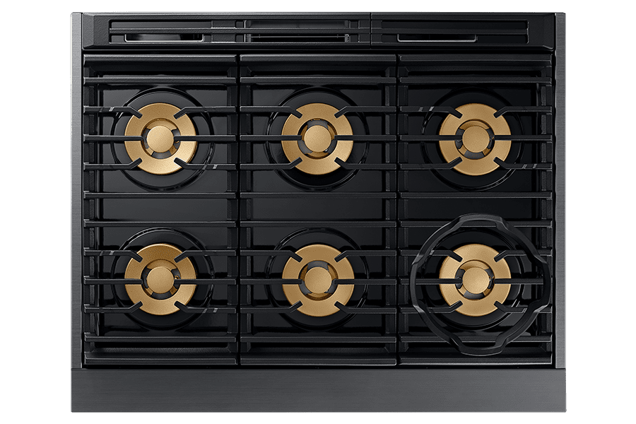 Dacor DOP36M96GPM 36" Pro Gas Range, Graphite Stainless Steel, Liquid Propane