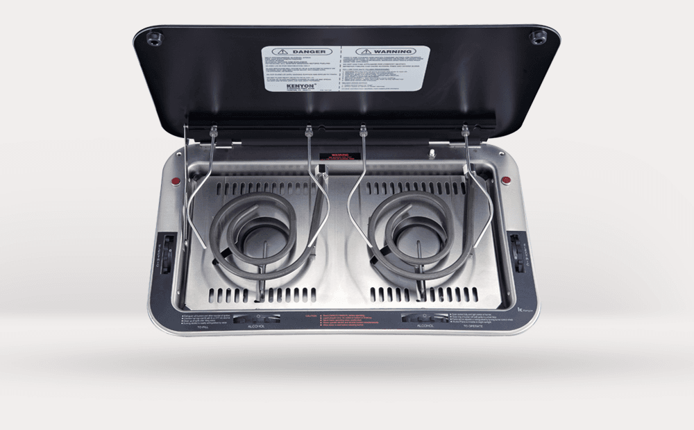 Kenyon B61148 120V Alcohol/Electric 2 Burner