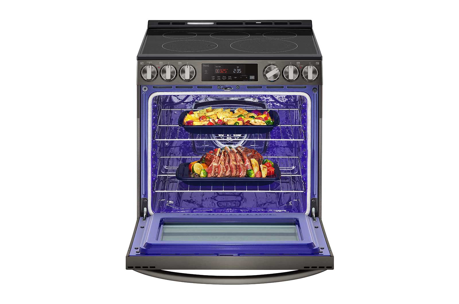 Lg LSEL6333D 6.3 Cu Ft. Smart Wi-Fi Enabled Fan Convection Electric Slide-In Range With Air Fry & Easyclean®