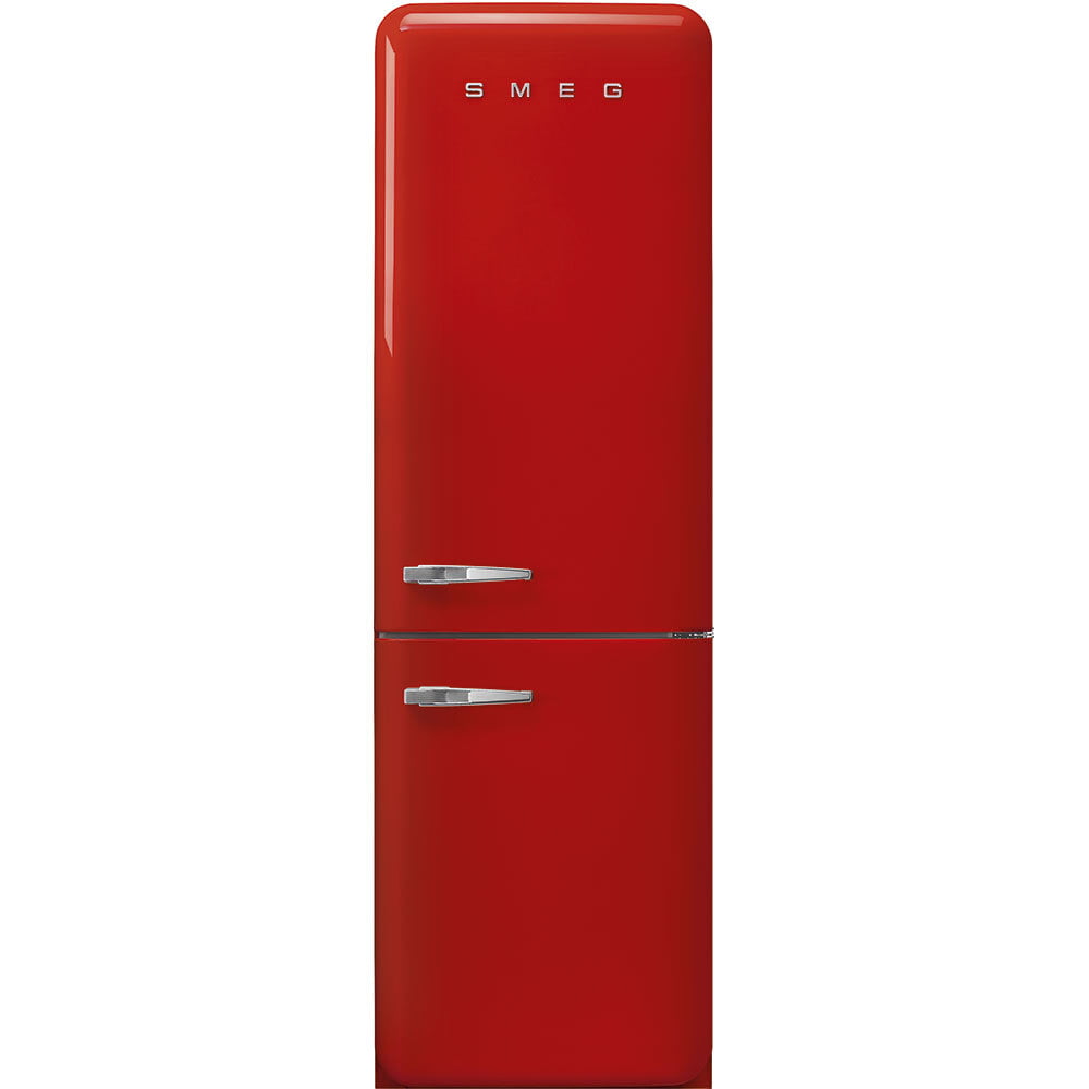 Smeg FAB32URRD3 '50S Style No Frost' Fridge-Freezer, Red, Right Hand Hinge, 60 Cm (Approx 24
