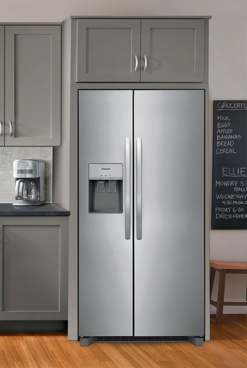 Frigidaire FRSS2633AS Frigidaire 25.6 Cu. Ft. 36'' Standard Depth Side By Side Refrigerator