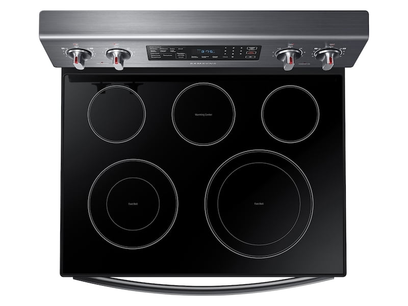 Samsung NE59T7511SG 5.9 Cu. Ft. Freestanding Electric Range With Air Fry And Convection In Black Stainless Steel