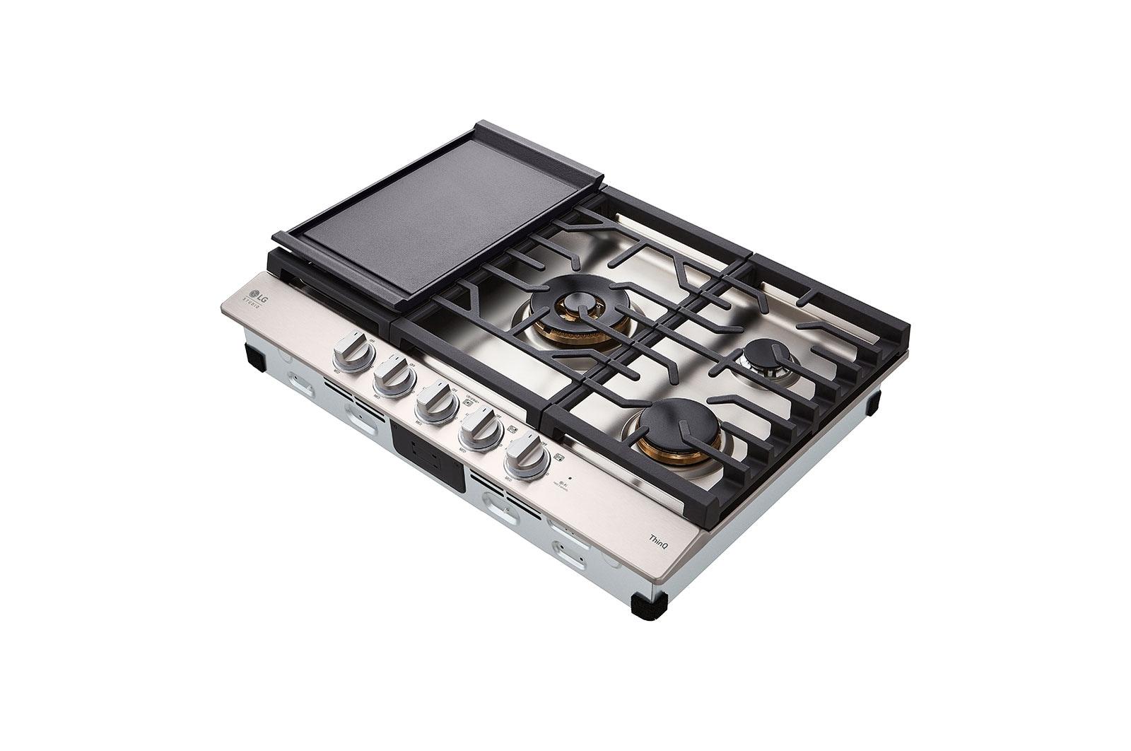 Lg CBGS3028S Lg Studio 30" Ultraheat™ Gas Cooktop With Easyclean®