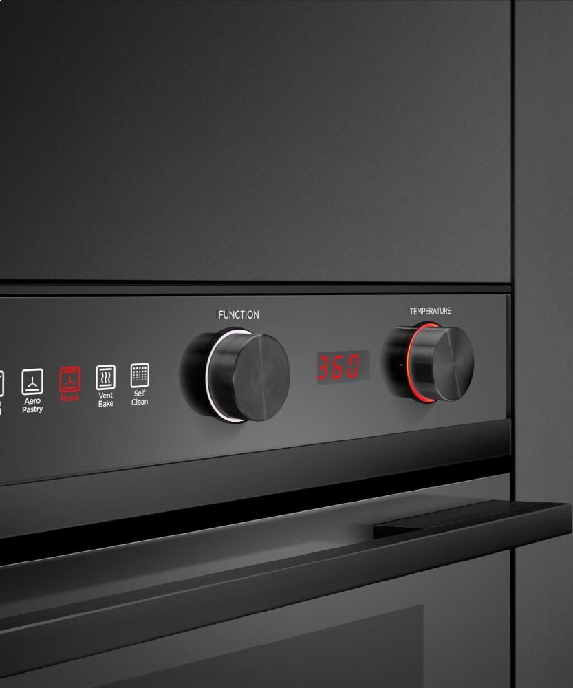 Fisher & Paykel OB24SCD9PB1 Oven, 24", 9 Function, Self-Cleaning