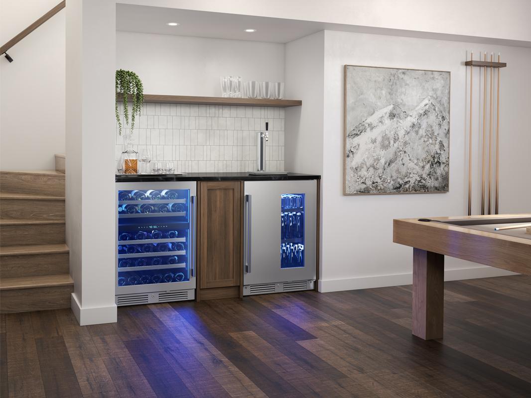 Zephyr PRKB24C01AG 24" Kegerator & Beverage Cooler