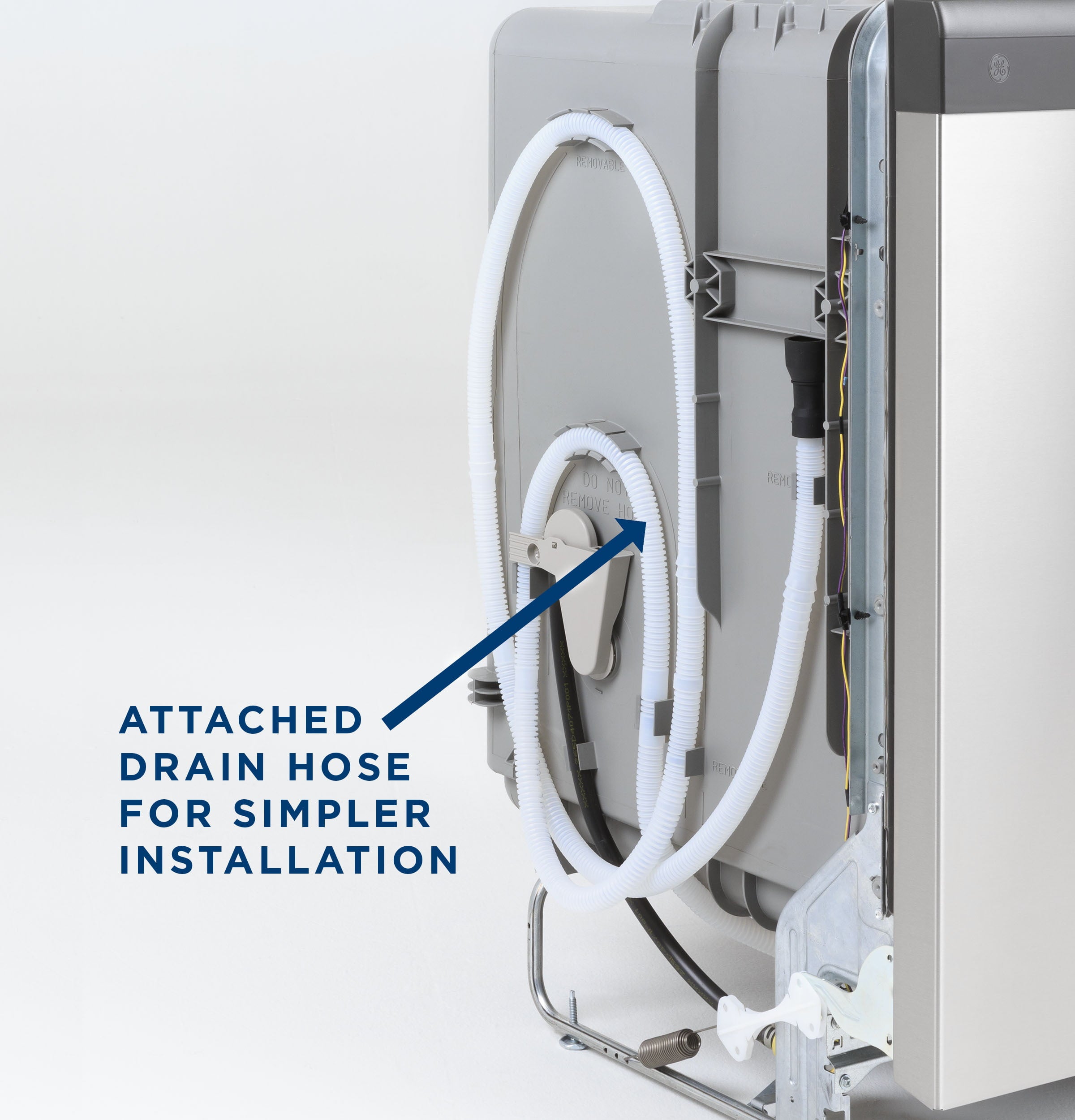 Ge Appliances GDF535PGRWW Ge® Dishwasher With Front Controls