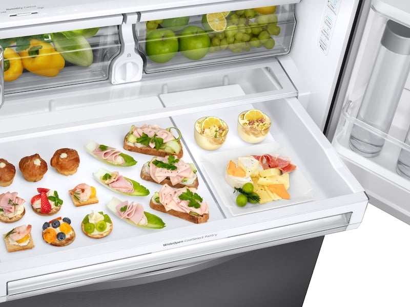 Samsung RF28R6221SR 28 Cu. Ft. 3-Door French Door Refrigerator With Autofill Water Pitcher In Stainless Steel
