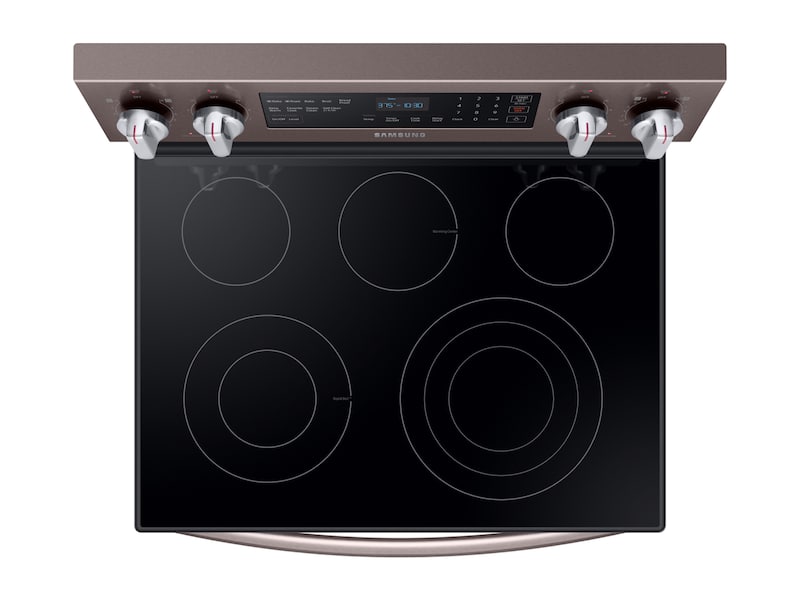 Samsung NE59R6631ST 5.9 Cu. Ft. Freestanding Electric Range With True Convection In Tuscan Stainless Steel