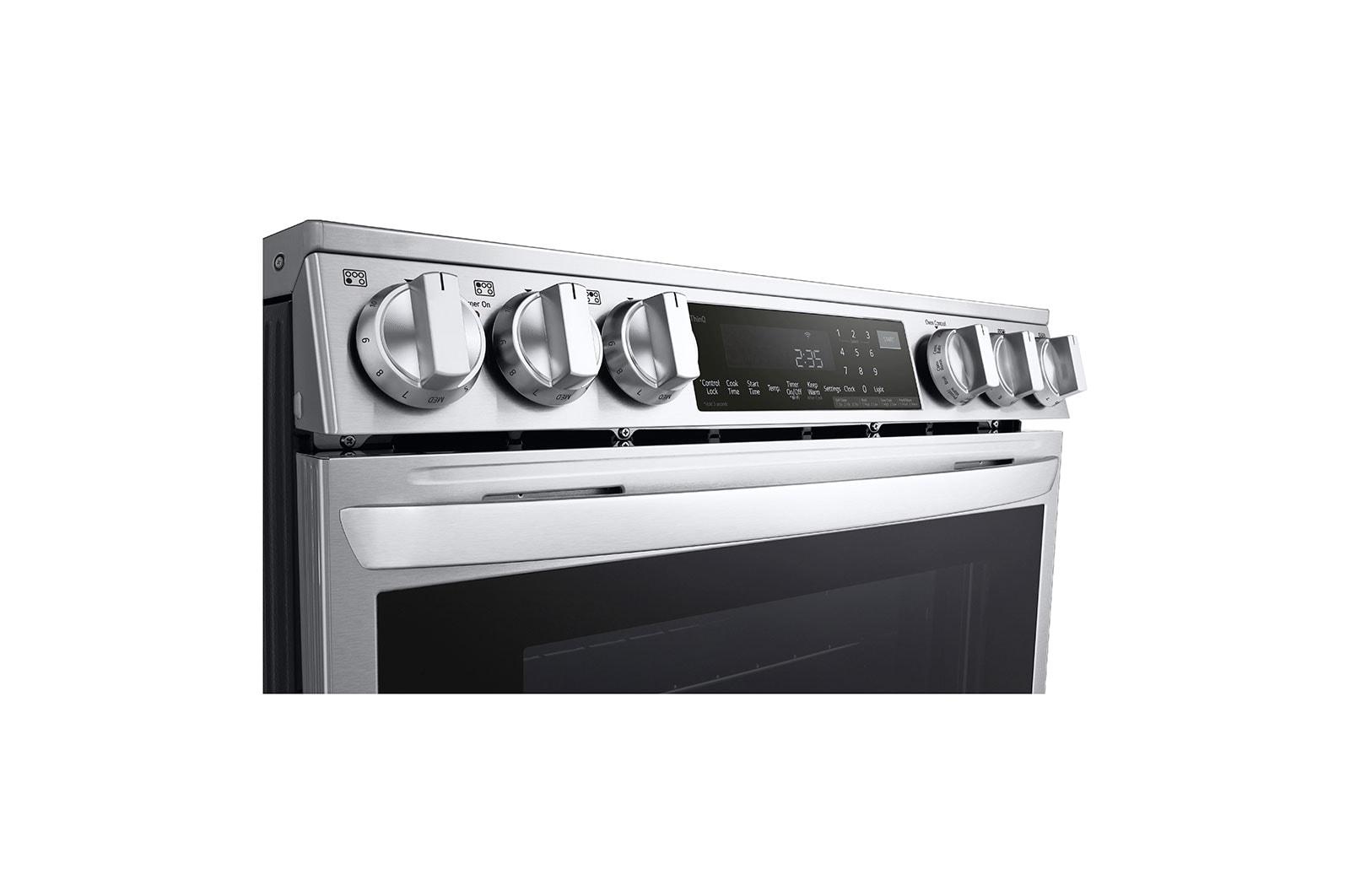 Lg LSIL6336F 6.3 Cu. Ft. Smart Induction Slide-In Range With Instaview®, Probake Convection®, Air Fry, And Air Sous Vide