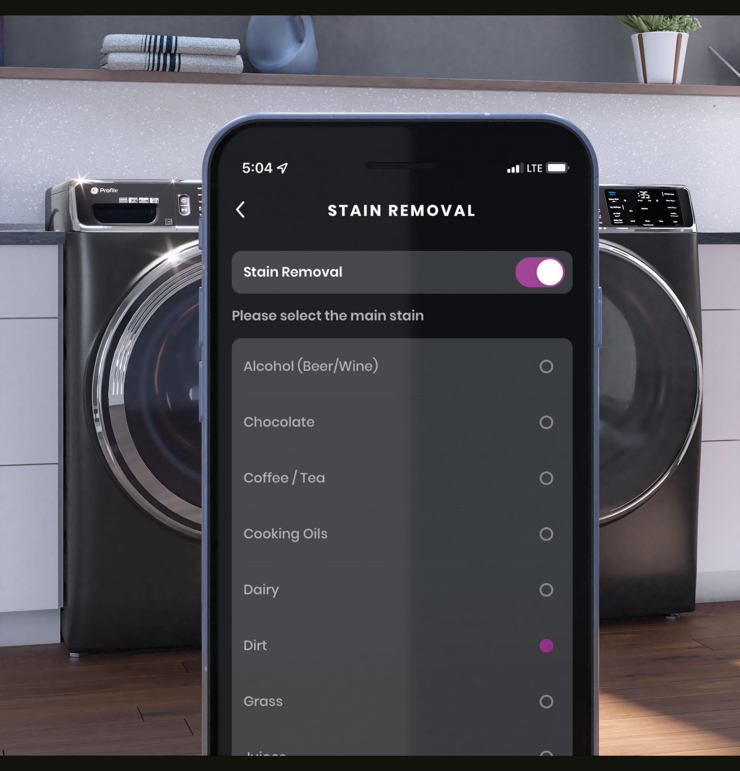 Ge Appliances PFW950SPTDS Ge Profile™ 5.3 Cu. Ft. Capacity Smart Front Load Energy Star® Steam Washer With Adaptive Smartdispense™ Ultrafresh Vent System Plus™ With Odorblock™