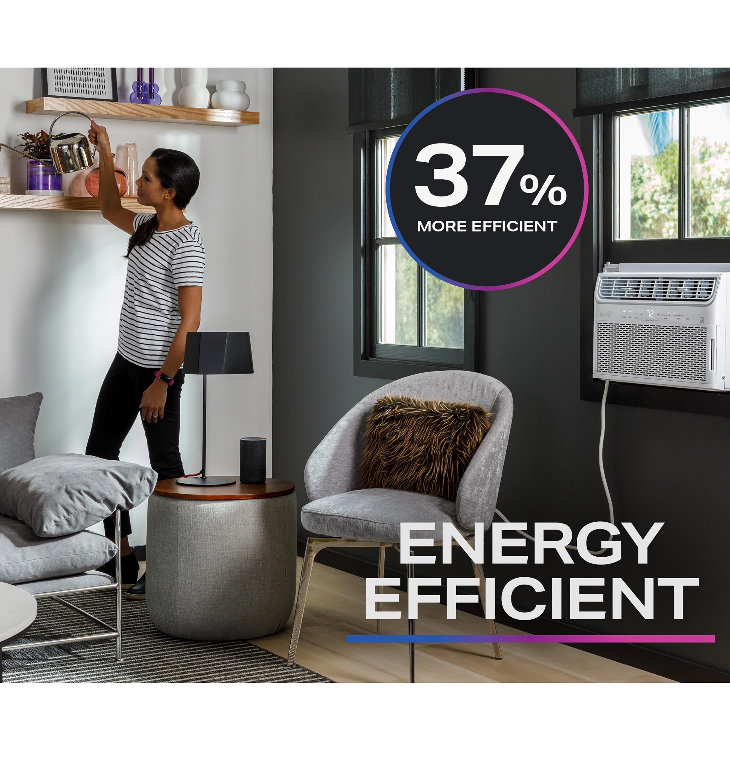 Ge Appliances AHTR14AC Ge Profile™ 13,500 Btu Inverter Smart Ultra Quiet Window Air Conditioner For Large Rooms Up To 700 Sq. Ft., Energy Star®