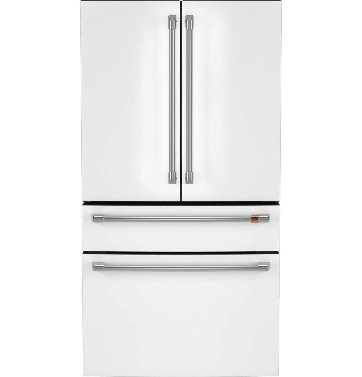 Cafe CGE29DP4TW2 Café™ Energy Star® 28.7 Cu. Ft. Smart 4-Door French-Door Refrigerator With Dual-Dispense Autofill Pitcher