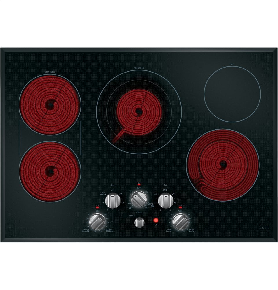 Cafe CEP70302MS1 Café 30" Knob-Control Electric Cooktop