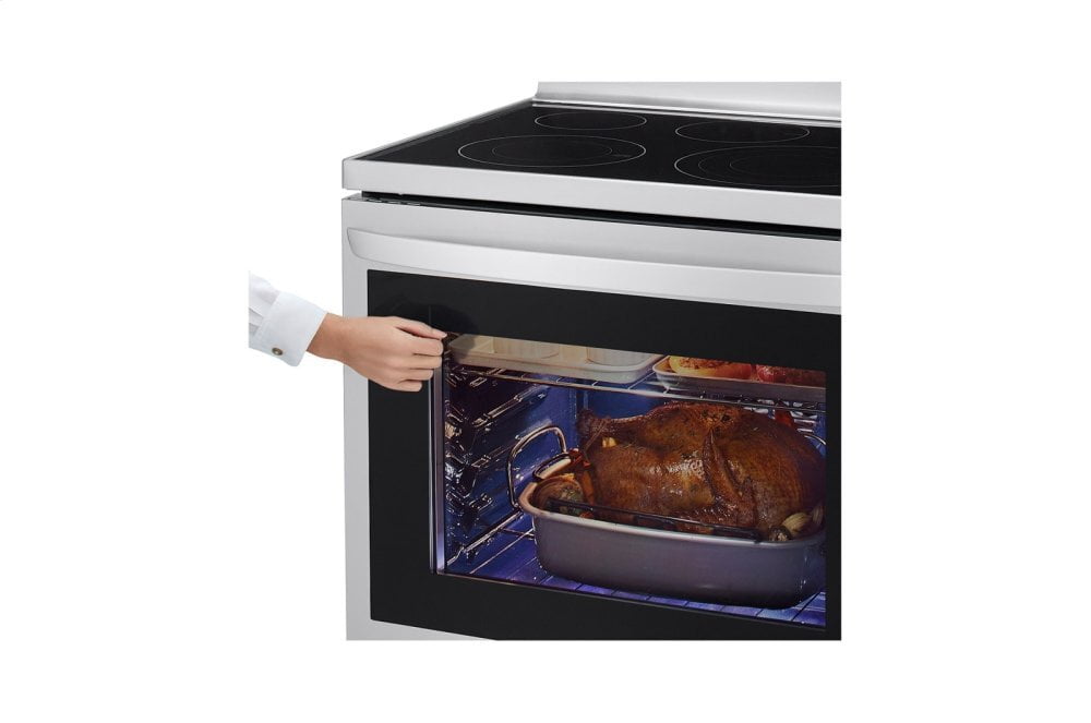 Lg LREL6325F 6.3 Cu Ft. Smart Wi-Fi Enabled True Convection Instaview® Electric Range With Air Fry